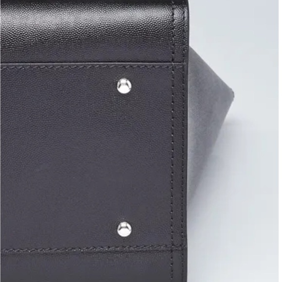 CHANEL Black Caviar Leather Studded Large Deauville Tote Bag SHW - Picture 5 of 10